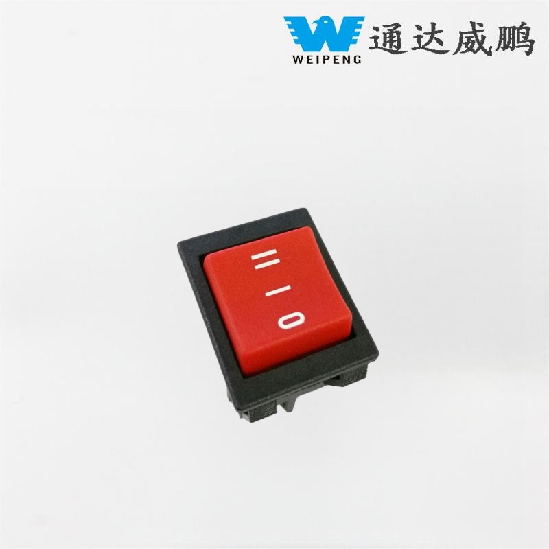 6-контактный 3-позиционный сильноточный переключатель с двойным сбросом, 16 А