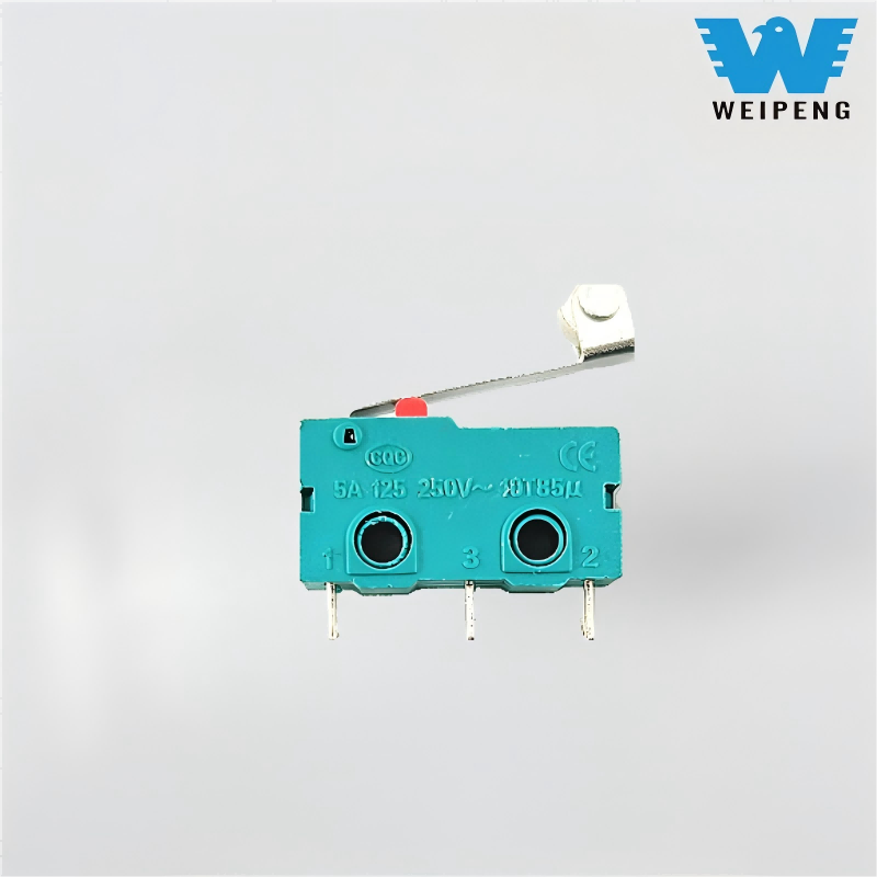 Контактная кнопка 5A/125V 250V с прямой ручкой, трехконтактный микропереключатель ограничения хода