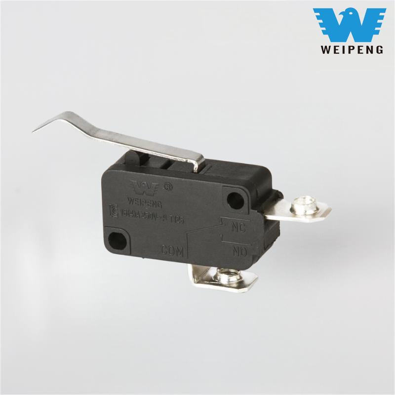 Сильноточный двухконтактный микропереключатель для бытовой техники