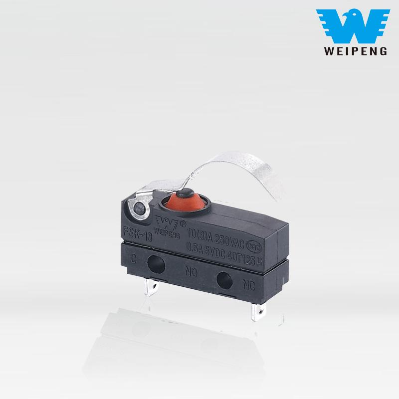Производитель микропереключателей для автомобильных сидений Weipeng 10A с боковым выходом IP67
